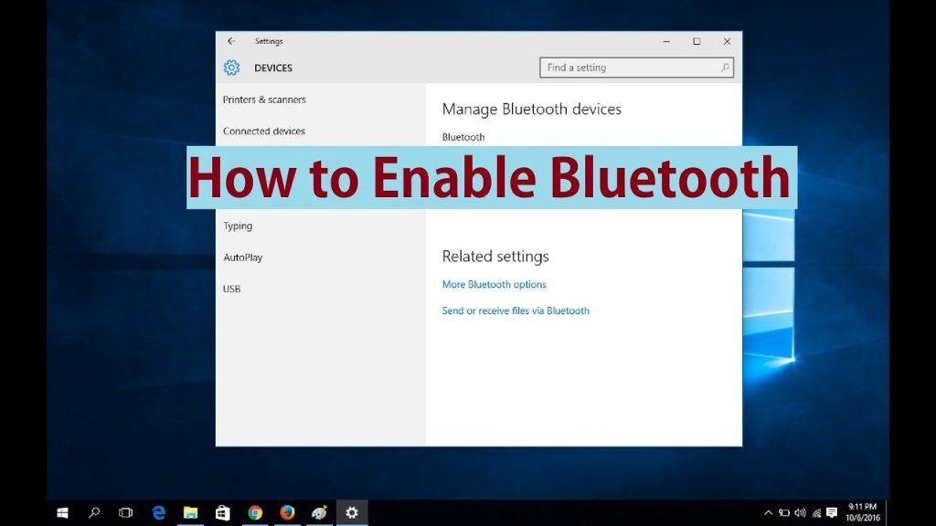 Cara Mengaktifkan Bluetooth di Laptop