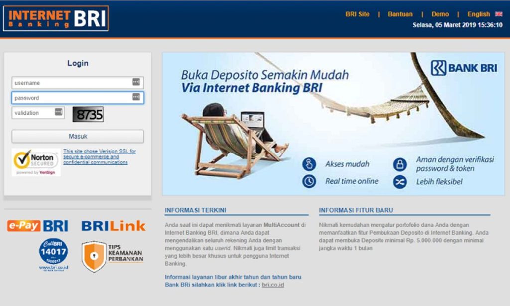 cara mudah mendaftar internet banking bri