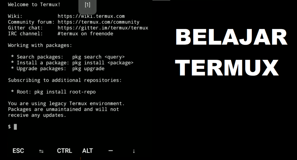 perintah dasar termux